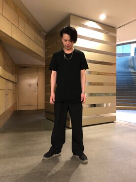 motohisaさんの「A.F ARTEFACT/エーエフ・アーティファクト/ＨＳ オーバーロックステッチカットソー②」を使ったコーディネート