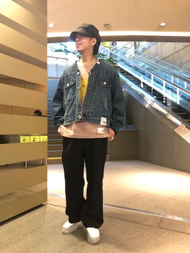 「grounds（グラウンズ）のアイテム（シューズ）」を使った、motohisaさん（メンズ・176cm）の冬コーディネート