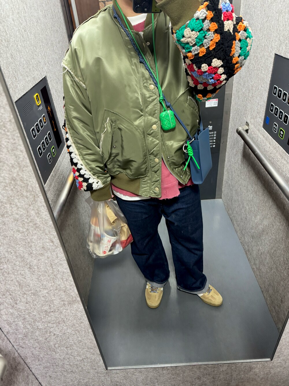 希少 13A/W DISCOVERED 切替 ジャケット MA-1 再構築 即完 希少 13A/W DISCOVERED 切替 ジャケット MA-1 再構築 即完