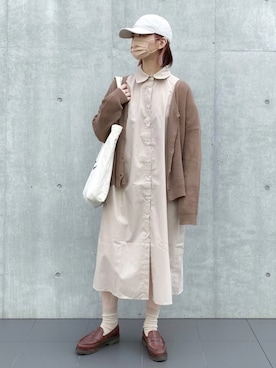 「ブラウンコーデ」｜「アイテム（福袋/福箱）」を使った、ちぃーさん（レディース・161cm）の秋コーディネート