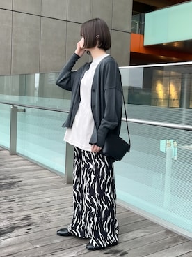 「Happy John（ハッピージョン）のアイテム（パンツ）」を使った、ちぃーさん（レディース・161cm）の春コーディネート