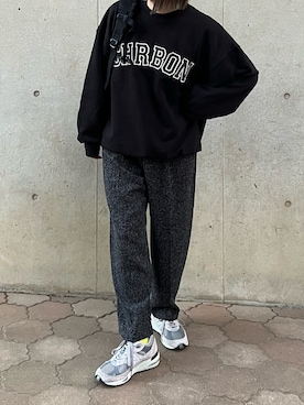 「Happy John（ハッピージョン）のアイテム（パンツ）」を使った、ちぃーさん（レディース・161cm）の秋コーディネート