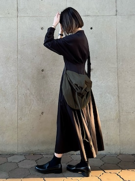 「UNIQLO U」｜「アイテム（福袋/福箱）」を使った、ちぃーさん（レディース・161cm）の秋コーディネート