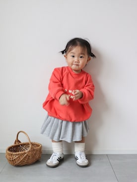 KISA / SANAさん(キッズ・70cm)の冬コーディネート