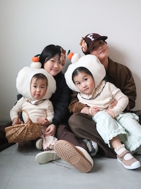 「アイテム（インテリア）」を使った、KISA / SANAさん（キッズ・151cm）の冬コーディネート