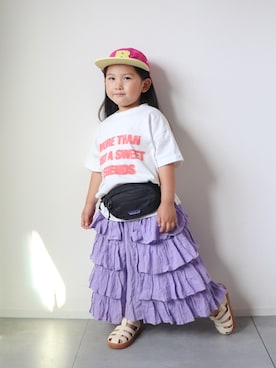 KISA / SANAさん(キッズ・154cm)の春コーディネート