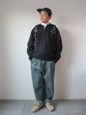 「アイテム（その他シューズ）」を使った、KISA / SANAさん（キッズ・151cm）の秋コーディネート