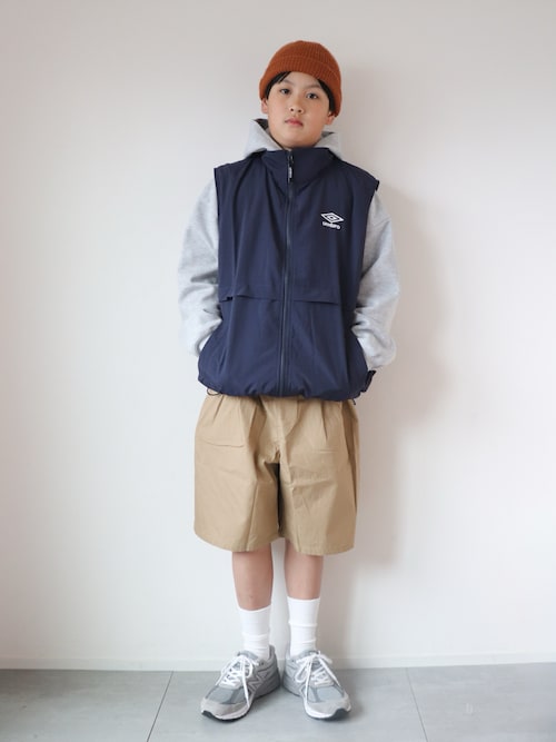 UMBRO アンブロ 別注コラボ ルーズシルエット裏メッシュスタンドネック