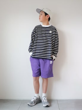 KISA / SANAさん（キッズ・154cm）の冬コーディネート