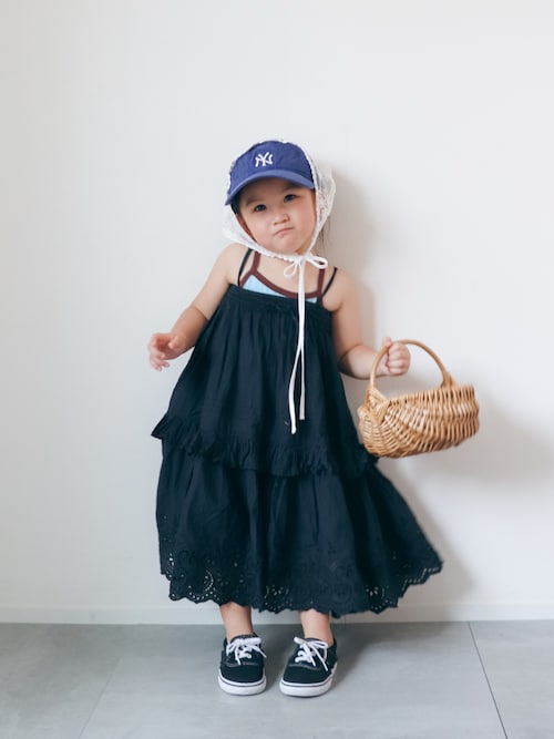 ❤️バンビのバンブーbag レースコサージュ セール】【KIDS】レースバブーシュカ（カチューシャ