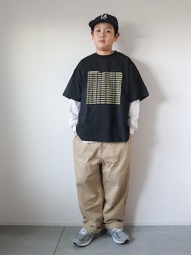 KISA / SANAさん（キッズ・154cm）の春コーディネート