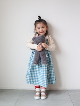 KISA / SANAさん(キッズ・151cm)の冬コーディネート