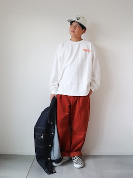 「アイテム（トップス）」を使った、KISA / SANAさん（キッズ・151cm）の秋コーディネート