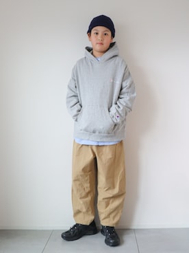 KISA / SANAさん(キッズ・154cm)の冬コーディネート