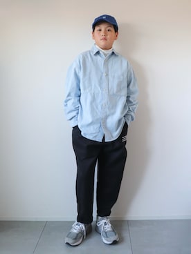 「GENERATOR（ジェネレーター）のアイテム」を使った、KISA / SANAさん（キッズ・151cm）の冬コーディネート