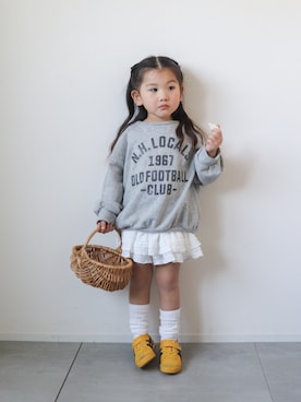 KISA / SANAさん(キッズ・154cm)の冬コーディネート