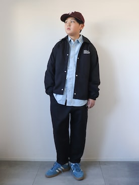 「GENERATOR（ジェネレーター）のアイテム」を使った、KISA / SANAさん（キッズ・151cm）の冬コーディネート