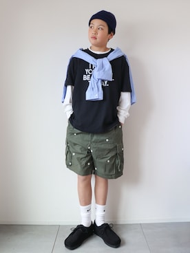 KISA / SANAさん（キッズ・154cm）の春コーディネート