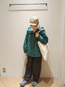 「サマンサ モスモス(Samansa Mos2)」｜「アイテム（マウンテンパーカー）」を使った、no_さん（レディース・155cm）の春コーディネート