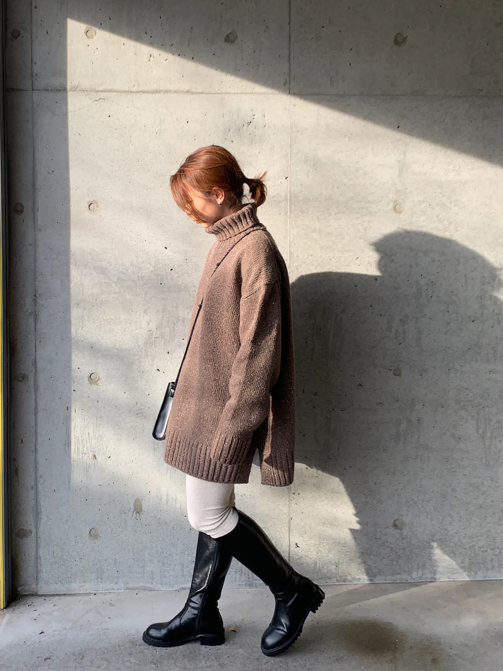 CANAL JEAN（キャナルジーン）の「arc ネップタートルネックニット