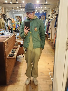 「ワーク」｜「アイテム（その他）」を使った、souさん（メンズ・176cm）の冬コーディネート