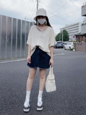 「Jeffrey Campbell（ジェフリーキャンベル）のアイテム（サンダル）」を使った、キノさん（レディース・153cm）の秋コーディネート