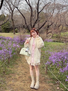 「HOOK（フック）のアイテム」を使った、キノさん（レディース・153cm）の春コーディネート