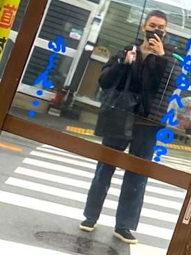 「ADER error（アーダーエラー）のアイテム（ジャケット/アウター）」を使った、Toshiyuki Yoneiさん（メンズ・178cm）の冬コーディネート