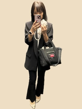 「KENZO（ケンゾー）のアイテム（バッグ）」を使った、mariさん（レディース・158cm）の秋コーディネート