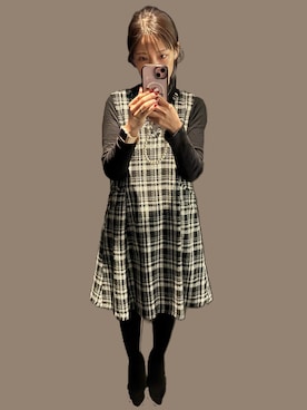 「MISCH MASCH（ミッシュマッシュ）のアイテム」を使った、mariさん（レディース・158cm）の冬コーディネート