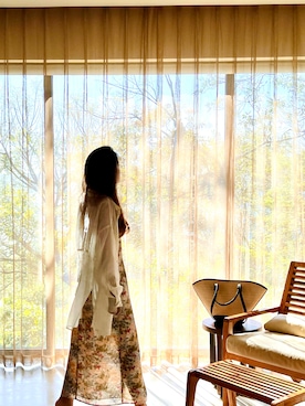 「The Reformation（ザ リフォメーション）のアイテム」を使った、幽幽さん（レディース・160cm）の冬コーディネート