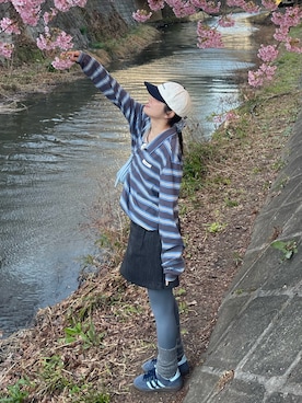 「thisisneverthat（ディスイズネバーザット）のアイテム」を使った、senaさん（レディース・160cm）の春コーディネート