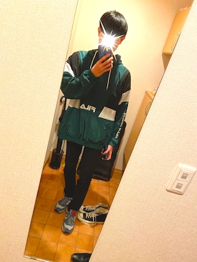 「FILA（フィラ）のアイテム（ブルゾン）」を使った、kさん（メンズ・178cm）の秋コーディネート