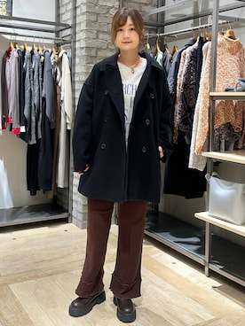 「アイテム（ママ＆ベビー）」を使った、しおりんさん（レディース・165cm）の冬コーディネート