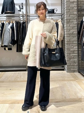 「LEPSIM」｜しおりんさん（レディース・165cm）の冬コーディネート