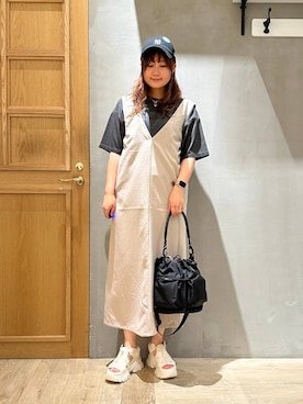 「アイテム（キャップ）」を使った、★しおりんさん（レディース・165cm・20代）の春コーディネート