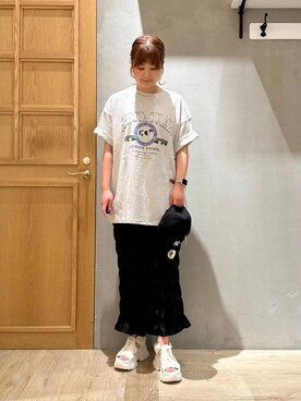「アイテム（キャップ）」を使った、★しおりんさん（レディース・165cm・20代）の春コーディネート