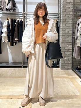 「アイテム（その他アウター）」を使った、しおりんさん（レディース・165cm・30代）の秋コーディネート