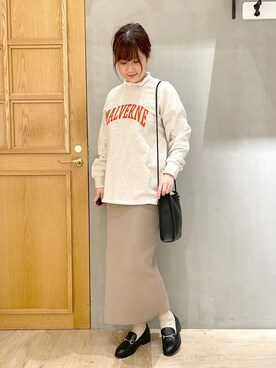 「レプシィム(LEPSIM)」｜「アイテム（ローファー）」を使った、★しおりんさん（レディース・164cm）の冬コーディネート
