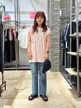 「アイテム（その他トップス）」を使った、★しおりんさん（レディース・165cm・20代）の夏コーディネート