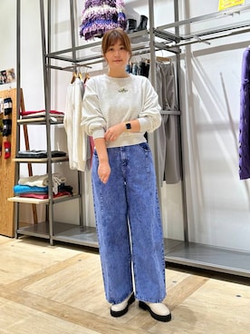 「アイテム（スウェット）」を使った、★しおりんさん（レディース・165cm・30代）の秋コーディネート