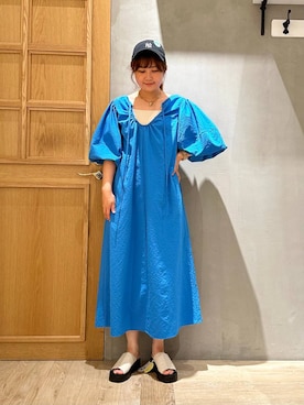 「アイテム（キャップ）」を使った、★しおりんさん（レディース・165cm・20代）の夏コーディネート