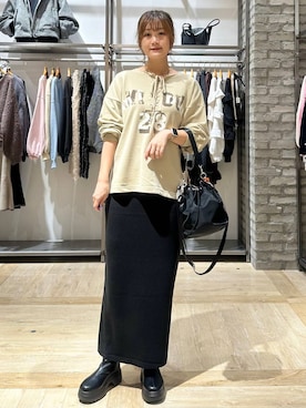 「LEPSIM（レプシィム）のアイテム」を使った、しおりんさん（レディース・165cm）の秋コーディネート