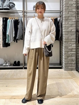 「アイテム（ブルゾン）」を使った、しおりんさん（レディース・165cm・30代）の秋コーディネート