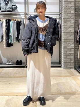 「アイテム（その他アウター）」を使った、しおりんさん（レディース・165cm）の秋コーディネート