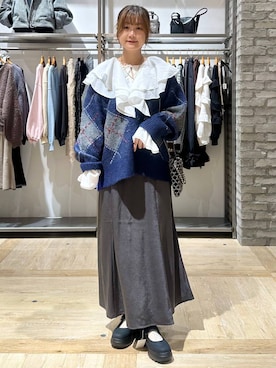 「アイテム（その他シューズ）」を使った、しおりんさん（レディース・165cm・30代）の秋コーディネート