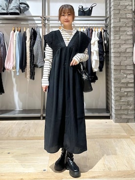 「アイテム（ママ＆ベビー）」を使った、しおりんさん（レディース・165cm）の秋コーディネート