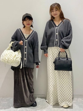 「アイテム（タンクトップ）」を使った、しおりんさん（レディース・165cm・30代）の秋コーディネート