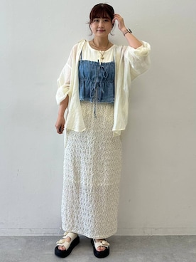 しおりんさん（レディース・165cm）の夏コーディネート