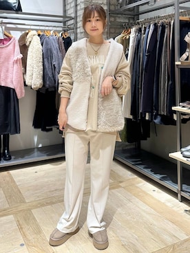 「アイテム（ママ＆ベビー）」を使った、しおりんさん（レディース・165cm）の秋コーディネート